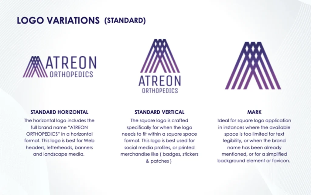 Atreon Orthopedics Branding